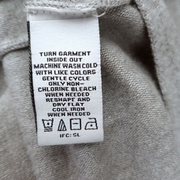 RXB GRAY DOLMAN SLEEVE OVERSIZED SWEATER SZ.S EUC - Picture 8 of 8